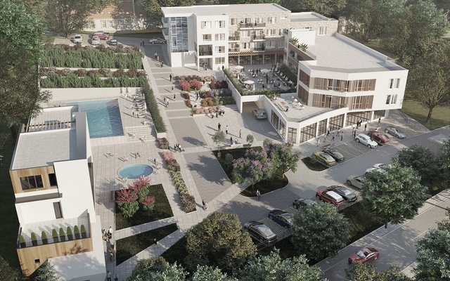 Medfinansiering av pågående projekt för uppförande av äldreboende, restaurang och spa-anläggning